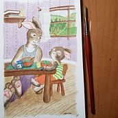 Book Dummy re-do . % Nicky Drew tarafından hazırlanan Geleneksel illüstras, Ve on projesi - 01.10.2022