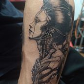 Meu projeto do curso: Técnicas de tatuagem blackwork com fine line. Un proyecto de Diseño de tatuajes de Marcelo Fonseca - 10.01.2022