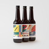 Second Wave Brewing Identity. Br, ing, Identit, and Packaging project by Kind Studio - 01.10.2022