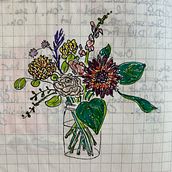 Flowers from daily diary . Een project van Traditionele illustratie van valerieb6 - 10.01.2022