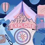 Explore. Projekt z dziedziny Trad, c i jna ilustracja użytkownika keysdrawings84 - 10.01.2022