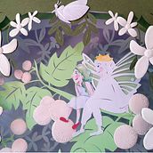 Mi Proyecto del curso: Pulgarcita. Un proyecto de Ilustración tradicional, Artesanía, Diseño editorial, Papercraft, Stor, telling, Encuadernación, Ilustración infantil y DIY de Maria Villarreal - 15.01.2022