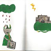 Mi Proyecto del curso: Creación de un scrapbook de ilustración . % Marina Frankel tarafından hazırlanan Geleneksel illüstras, on, Kolaj, Kağıt El Sanatları, Yaratıcılık, Ciltçilik, Kendin Yap, Ve Eskiz defteri projesi - 01.11.2022