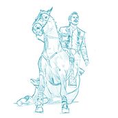 Emiliano Gamero. Traditional illustration, and Design project by ramon_ortiz_p - 01.10.2022