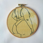 EMBROIDERY//Broderie/Extraits. Embroider project by Maïlys Ferron - 01.11.2022