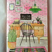 WATERCOLOR//Aquarelle/Extraits. Watercolor Painting project by Maïlys Ferron - 01.11.2022