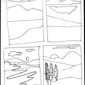 Mon projet du cours : Dessin de paysage aux pastels : jouez avec la lumière. Traditional illustration, Fine Arts, Pencil Drawing, Drawing, and Artistic Drawing project by Murielle Poudoulec - 01.11.2022