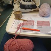 Mi 2º proyecto: Diseño y tejido de calcetines en crochet . Croșetat de Lide Salvatierra - 01.11.2022