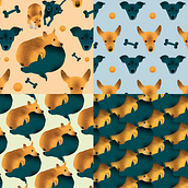 Meu projeto do curso: Design de padrões ilustrados Ein Projekt aus dem Bereich Design, Traditionelle Illustration, Musterdesign und Prägung von Aryanne Mauer Machado - 11.01.2022