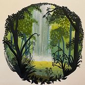 Meu projeto do curso: Pintura de paisagens atmosféricas com guache. Traditional illustration, Painting, and Gouache Painting project by Gabriela Camargos - 01.11.2022