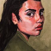My project in Expressive Oil Portraiture: Explore the Alla Prima Technique course. Fine Arts, Painting, and Oil Painting project by jtillmann - 01.11.2022