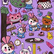 My project in Kawaii-Style Story Illustration course. Traditional illustration, Character Design, and Digital Illustration project by Anastasija - 01.10.2022