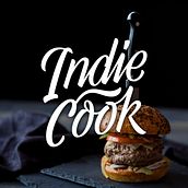 Indie Cook. Lettering, Digital Lettering, H, Lettering, Logo Design, Br, ing, Identit, Design, Art Direction, and Graphic Design project by Maxi Vittor - 09.24.2019