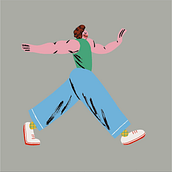 Mi Proyecto del curso: Walk Cycle. Traditional illustration, Animation, Digital Illustration, Narrative, and Animated Illustration project by Gerard Cortina Vila - 01.11.2022