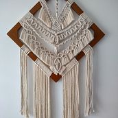 Mi Proyecto del curso: Introducción al tapiz de macramé. Accessor, Design, Arts, Crafts, Fiber Arts, Macramé, and Textile Design project by Laura Cipagauta - 01.11.2022