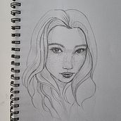 My project in Portrait Sketchbooking: Explore the Human Face course. Un proyecto de Bocetado, Dibujo, Dibujo de Retrato, Dibujo artístico y Sketchbook de Nhat Tran - 12.01.2022
