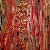 Goldpink. Fine Arts, Acr, lic Painting, and Artistic Drawing project by Noemi Pikkola - 01.11.2022