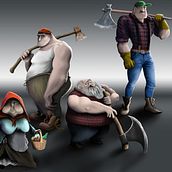 Mój projekt z kursu: Wprowadzenie do projektowania postaci w animacjach i grach wideo. Un progetto di Illustrazione tradizionale, Animazione, Character design, Videogiochi e Progettazione di videogiochi di kat_lorens - 12.01.2022