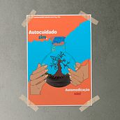 Autocuidado sim, automedicação não! . Un progetto di Design, Direzione artistica, Graphic design, Design dell’informazione, Creatività e Comunicazione di Maria Eduarda dos Santos Ribeiro - 26.12.2022