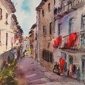    Mon projet du cours : Dessin architectural à l’aquarelle et à l’encre Ein Projekt aus dem Bereich Skizzenentwurf, Zeichnung, Aquarellmalerei, Architektonische Illustration, Sketchbook und Illustration mit Tinte von france_arnoult - 12.01.2022