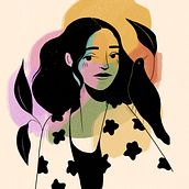 Meu projeto do curso: Técnicas de desenho tradicional com Procreate. Traditional illustration, Drawing, Digital Illustration, Portrait Drawing, and Digital Drawing project by Dayana Lima - 01.14.2022