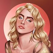 Meu projeto do curso: Retrato de personagens femininas com Procreate. Traditional illustration, Digital Illustration, and Digital Drawing project by Julia Borges - 01.12.2022