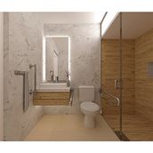 Baño para adulto. Design, Architecture, Interior Design & Interior Architecture project by Caroli Garcia Ruiz - 11.24.2021