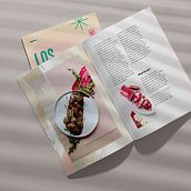 "LA places"- Magazine in Editorial Design 101 course_tatevghulyan. Design, Editorial Design, Graphic Design, T, and pograph project by Tatev Ghulyan - 01.13.2022