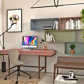 My Home office in Photorealistic Rendering with SketchUp and V-Ray Next course. Projekt z dziedziny Architektura wnętrz, Projektowanie wnętrz,  Dekoracja wnętrz, Dekoracja wnętrz, Projektowanie powierzchni h, low i ch użytkownika chrissainz - 13.01.2022