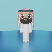 My project in Kawaii Character Creation in 3D with Blender course (First timer). Un progetto di Illustrazione tradizionale, Character design, Illustrazione digitale, Modellazione 3D e Manga di elie_kanaan_sw - 13.01.2022