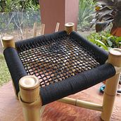 My project in Furniture Design: Danish Wrapping on Bamboo. Un progetto di Artigianato, Interior Design, Fiber Art, Design e creazione di mobili, Interior design, Upc e cling di John Wiseman - 10.01.2022