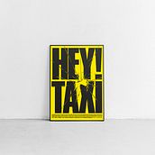 Hey Taxi! - Extra Poster. Design, Graphic Design, and Lettering project by Adrià Molins - 01.13.2022