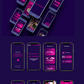 El Cohete - app para jugar de fiesa. Design, App Design, UX / UI, Br, ing, Identit, Graphic Design, Game Design, Interactive Design, Web Design, Mobile Design, and Digital Design project by Nuria Bengoechea - 01.13.2022