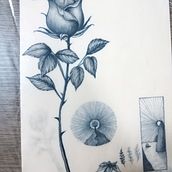 Meu projeto do curso: Técnicas de tatuagem blackwork com fine line. Tattoo Design project by Leonardo Soares dos Santos - 01.13.2022