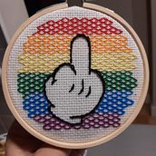 Mi Proyecto del curso: Introducción al bordado en blackwork. Embroider, and Textile Design project by Katherine Benitez - 01.13.2022