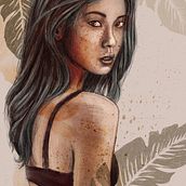My project in Illustrated Portraits with Procreate course. Traditional illustration, Vector Illustration, Digital Illustration, and Portrait Drawing project by Tomasz Wiśniewski - 01.13.2022