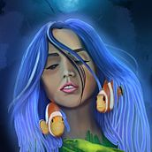 My project in Digital Fantasy Portraits with Photoshop course. Traditional illustration, Drawing, Digital Illustration, Portrait Drawing, Digital Drawing, and Digital Painting project by Isham Padron - 01.13.2022