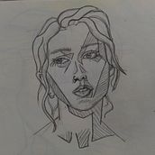 Mi Proyecto del curso: Sketchbook de retrato: explora el rostro humano. Sketching, Drawing, Portrait Drawing, Artistic Drawing, and Sketchbook project by Mariana Palacios - 01.14.2022