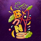Go Bananas - My project in Custom Letter Design with Procreate course. Un progetto di Lettering, Lettering digitale e Lettering 3D di Francesco Darmanin - 07.01.2022