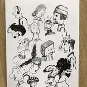Mon projet du cours : Du débutant au dessinateur confirmé. Projekt z dziedziny Design, Trad, c, jna ilustracja, R, sunek ołówkiem,  R i sunek użytkownika Aurelie Belloncle - 14.01.2022