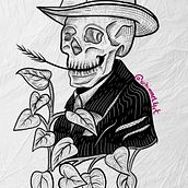 Mój projekt z kursu: Autorski projekt tatuażu z Procreate Ein Projekt aus dem Bereich Traditionelle Illustration, Grafikdesign, Zeichnung, Digitale Illustration, Tattoodesign und Digitale Zeichnung von schimmel - 12.01.2022