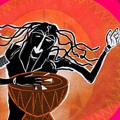 História do Tambor . Ilustrație tradițională de Marcelo La Carretta - 12.12.2021