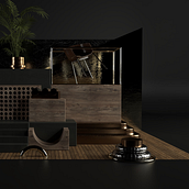 Gold place. Un progetto di 3D, Modellazione 3D e Progettazione 3D di alejandro_diaz10 - 13.01.2022
