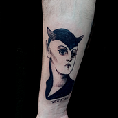 Il mio progetto del corso: Design di tatuaggi Blackwork. Un progetto di Illustrazione tradizionale, Illustrazione digitale e Design di tatuaggi di Gavino Pulinas - 19.12.2021