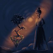 My project in Fantastical Illustrations with Procreate course. Un progetto di Illustrazione tradizionale, Illustrazione digitale e Disegno digitale di Adina Tulvan - 13.01.2022
