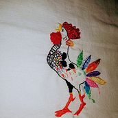 Meu projeto do curso: Técnicas de bordado: ilustrando com linha e agulha. Un proyecto de Bordado y Diseño textil de florissardi - 12.01.2022