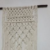 Mi Proyecto del curso: Macramé: nudos básicos y complejos. Macramé, Accessor, Design, Interior Design, Decoration, Fiber Arts, and Textile Design project by Marlene Zelada - 01.07.2022
