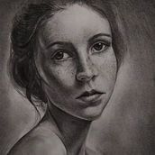 Mi Proyecto del curso: Retrato realista con lápiz de grafito. Un proyecto de Ilustración tradicional, Bellas Artes, Bocetado, Dibujo a lápiz, Dibujo, Dibujo de Retrato, Dibujo realista, Dibujo artístico y Dibujo anatómico de Diana Alejandra Diaz Z - 15.01.2022