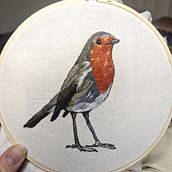My project in Painting with Thread: Textile Illustration Techniques course. Traditional illustration, Embroider, and Textile Design project by Chanel Mas - 01.09.2022