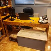 Meu projeto do curso: Desenho e construção de espaços de trabalho handmade Ein Projekt aus dem Bereich H, werk, Möbeldesign und - bau, Innendesign, DIY und Tischlerei von Leandro Malloy-Diniz - 15.01.2022